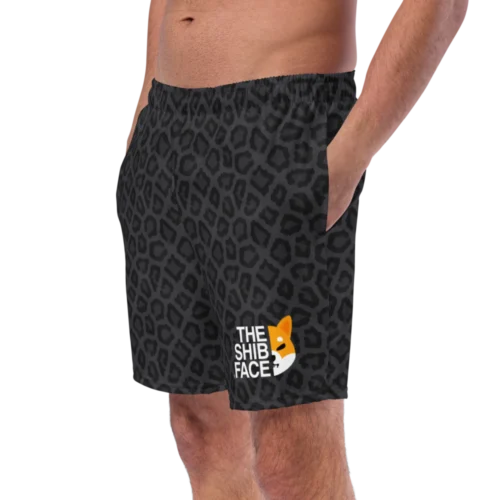 The SHIB Face Premium Swim Trunks