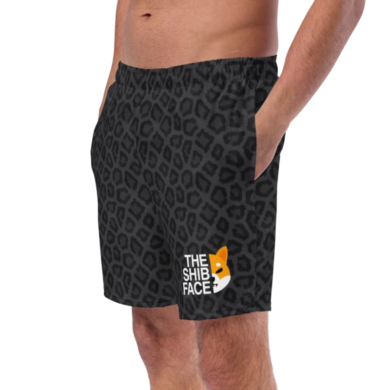 The SHIB Face Premium Swim Trunks