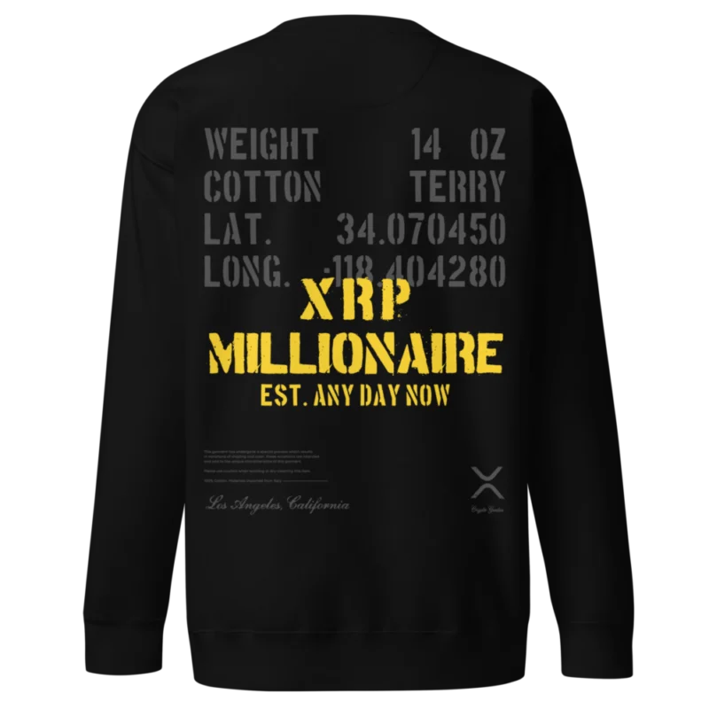 XRP Millionaire Premium Sweatshirt