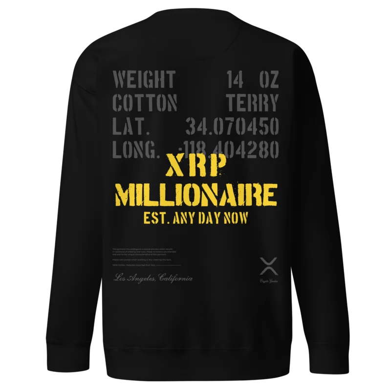 XRP Millionaire Premium Sweatshirt
