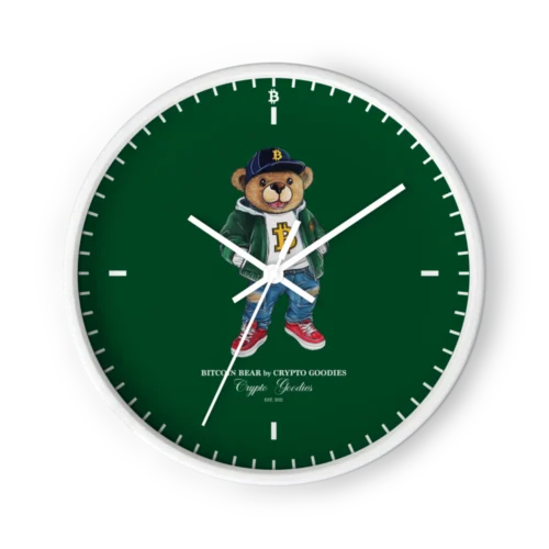 Bitcoin Bear Wall Clock
