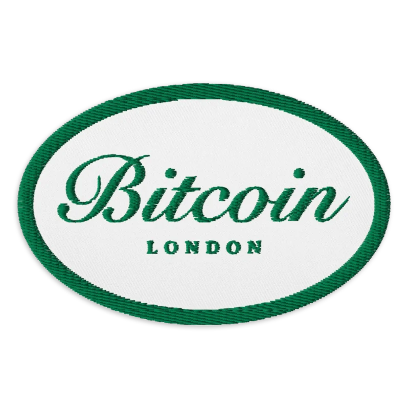 Bitcoin London Embroidered Patch
