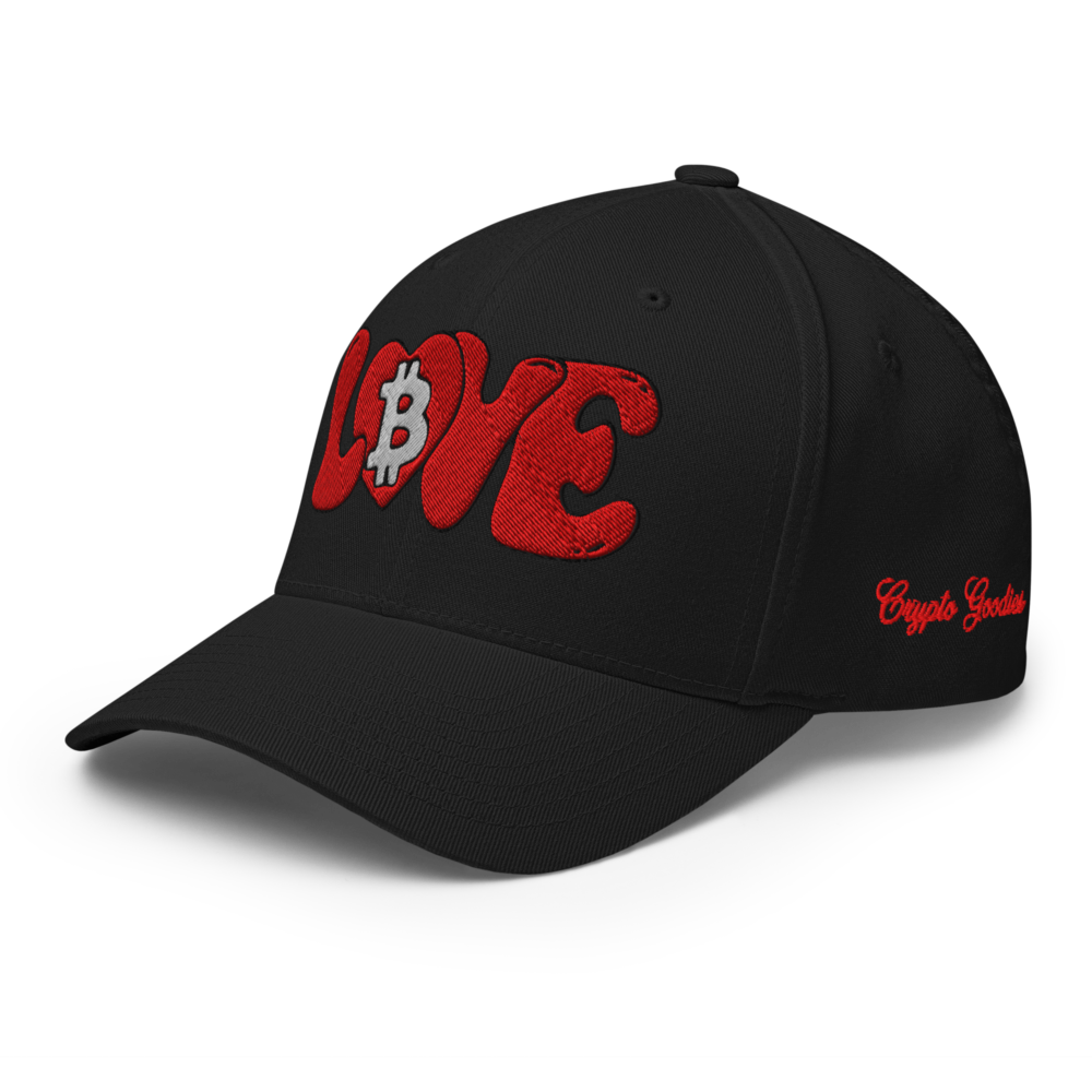 Bitcoin Love Closed-Back Cap