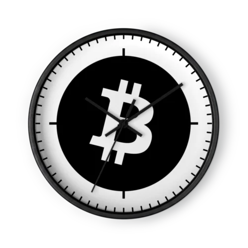 Bitcoin Minimalist Wall clock