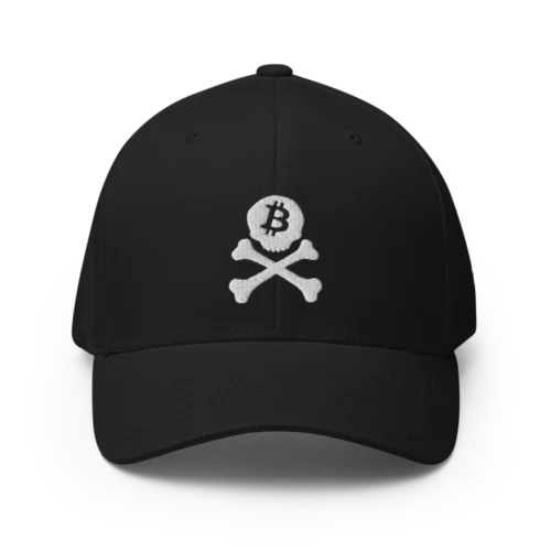 Bitcoin Pirates Closed-Back Cap