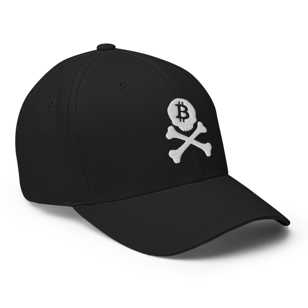 Bitcoin Pirates Closed-Back Cap