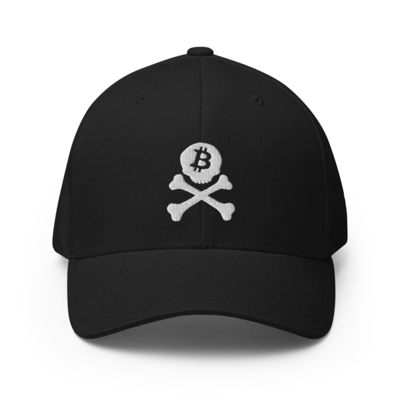 Bitcoin Pirates Closed-Back Cap