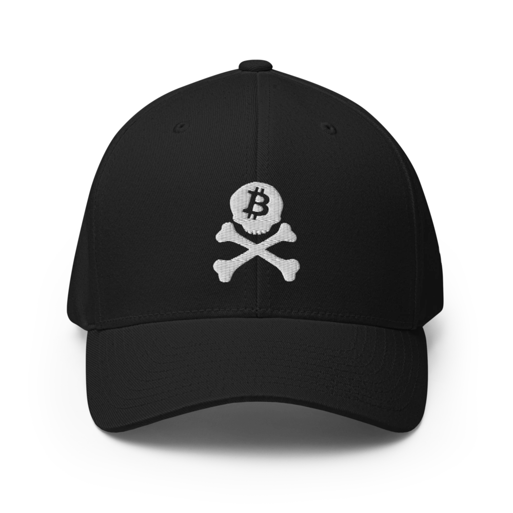 Bitcoin Pirates Closed-Back Cap