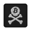 Bitcoin Pirates Embroidered Patch