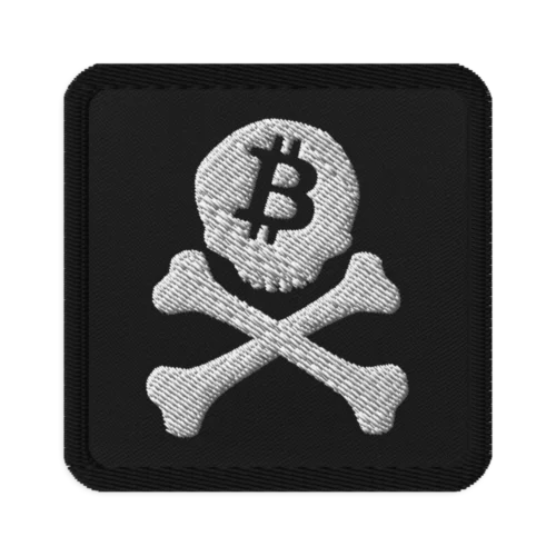 Bitcoin Pirates Embroidered Patch
