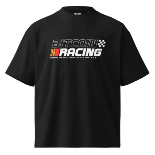Bitcoin Racing Oversized T-Shirt