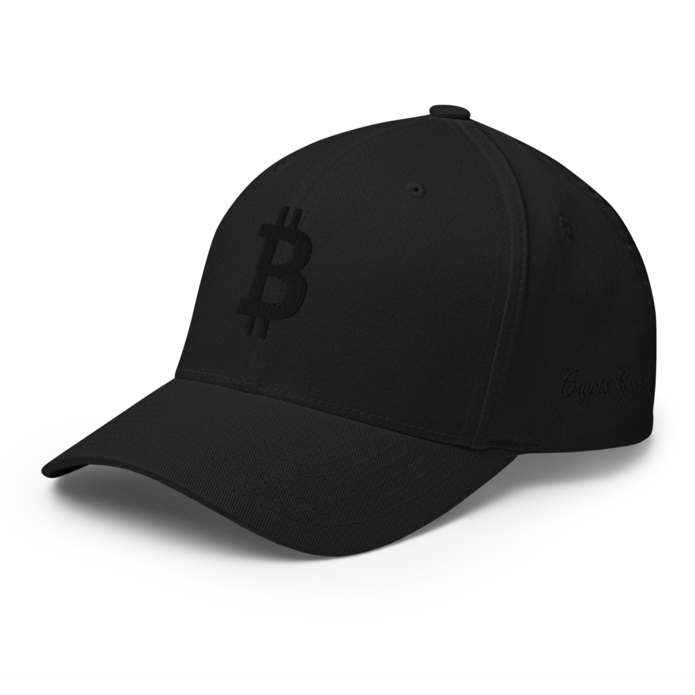 Bitcoin Stealth Edition Closed-Back Cap