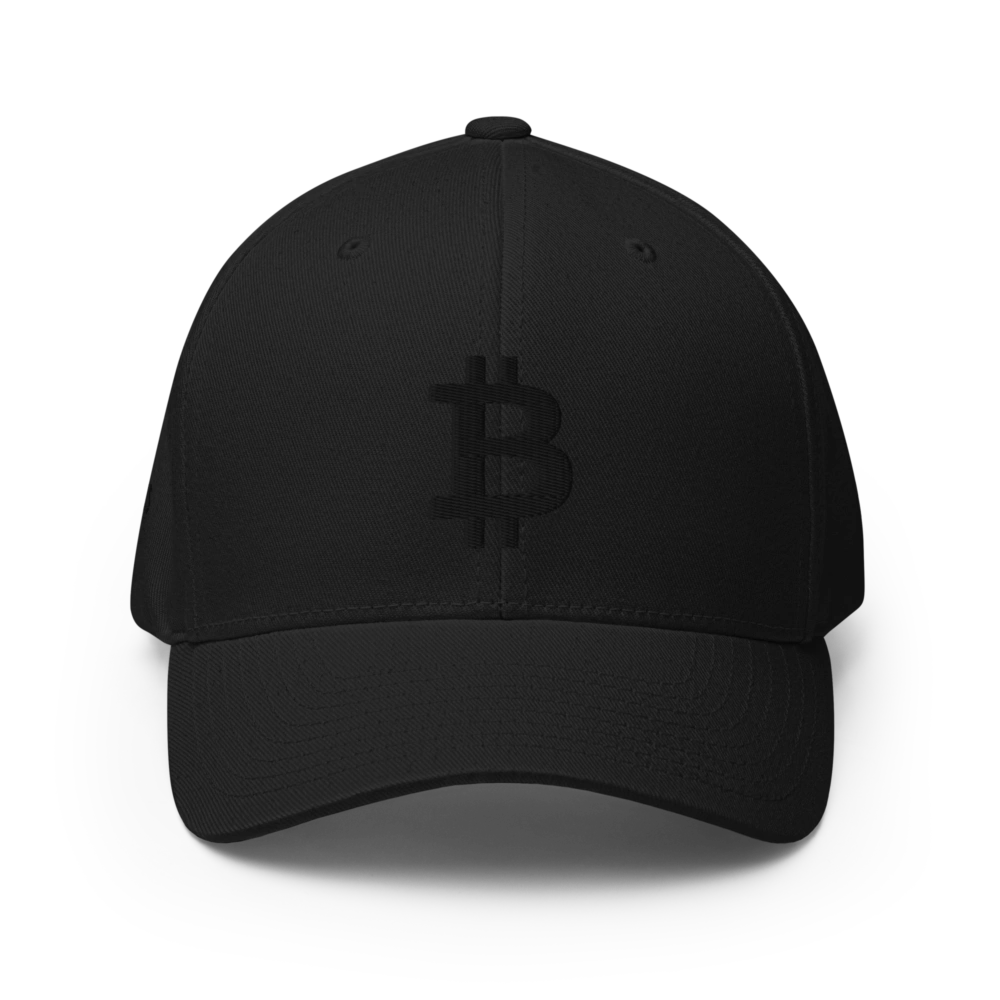 Bitcoin Stealth Edition Closed-Back Cap