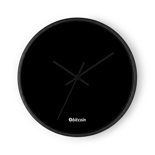 Bitcoin Stealth Edition Wall Clock