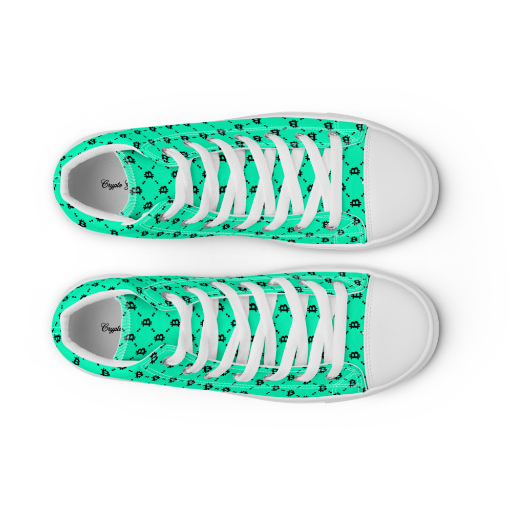 Bitcoin Tiffany High Top Shoes