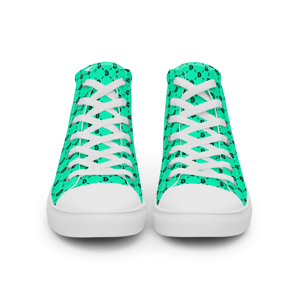 Bitcoin Tiffany High Top Shoes