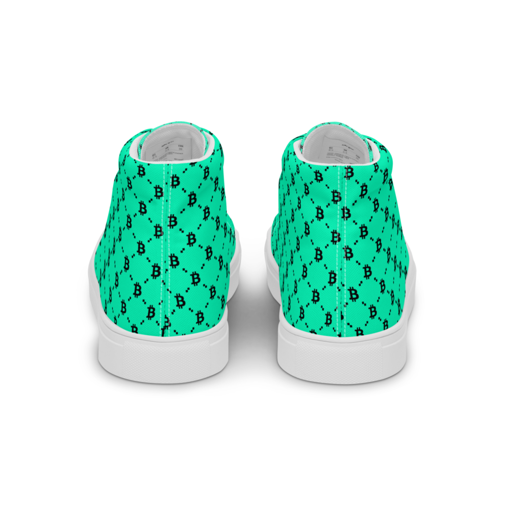 Bitcoin Tiffany High Top Shoes
