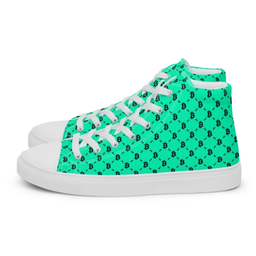 Bitcoin Tiffany High Top Shoes