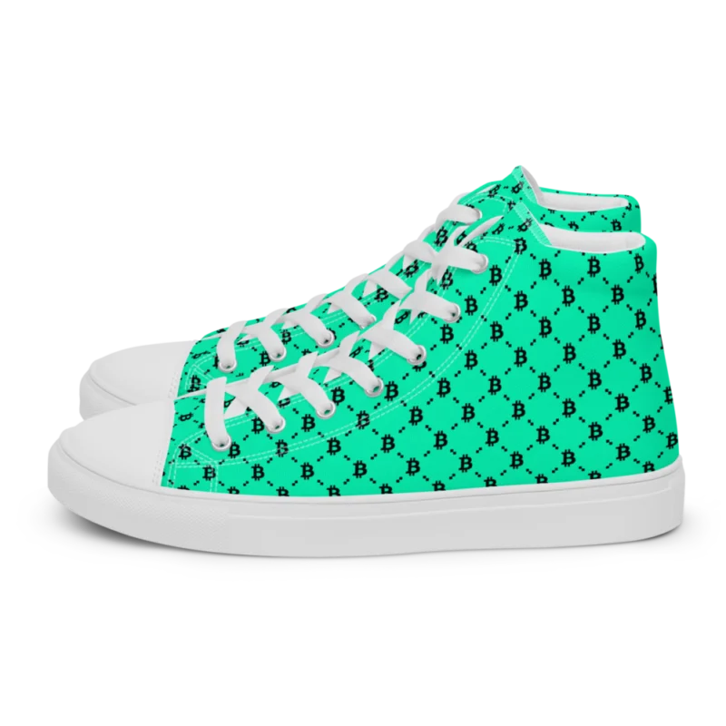 Bitcoin Tiffany High Top Shoes