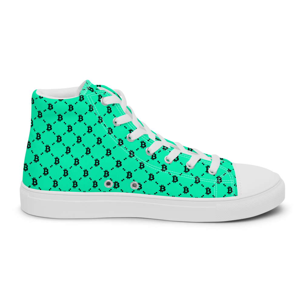Bitcoin Tiffany High Top Shoes