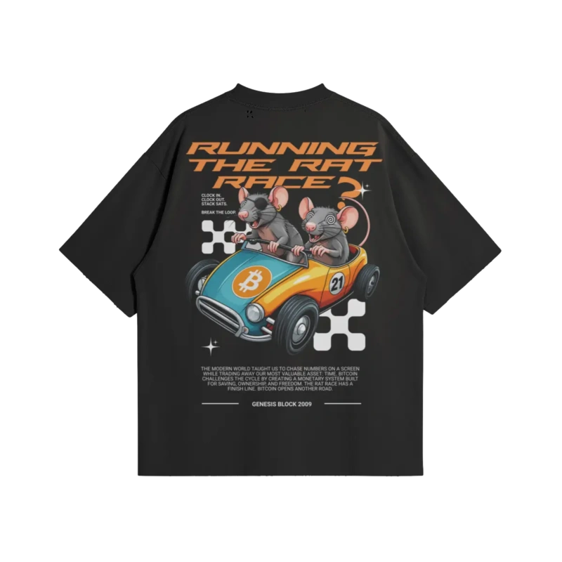 Bitcoin x Rat Race Oversized Tee