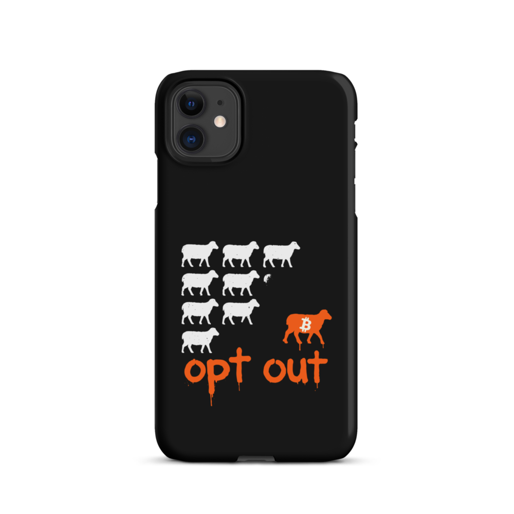 BTC: Opt Out Snap Case for iPhone®