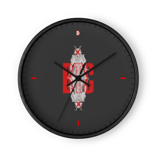 BTC Samourai Wall clock