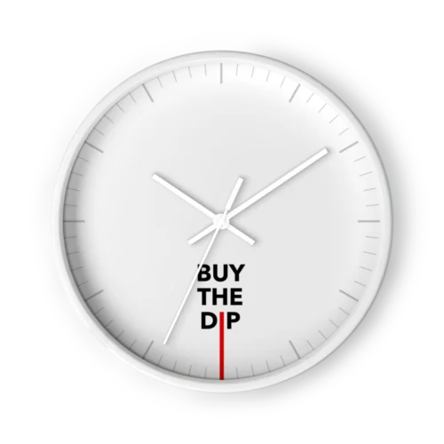 Buy The Dip Wall Clock