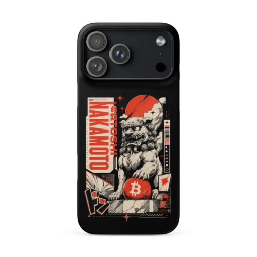 Catoshi Nakamoto Snap Case for iPhone®