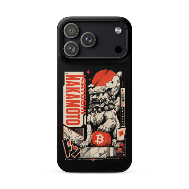 Catoshi Nakamoto Snap Case for iPhone®