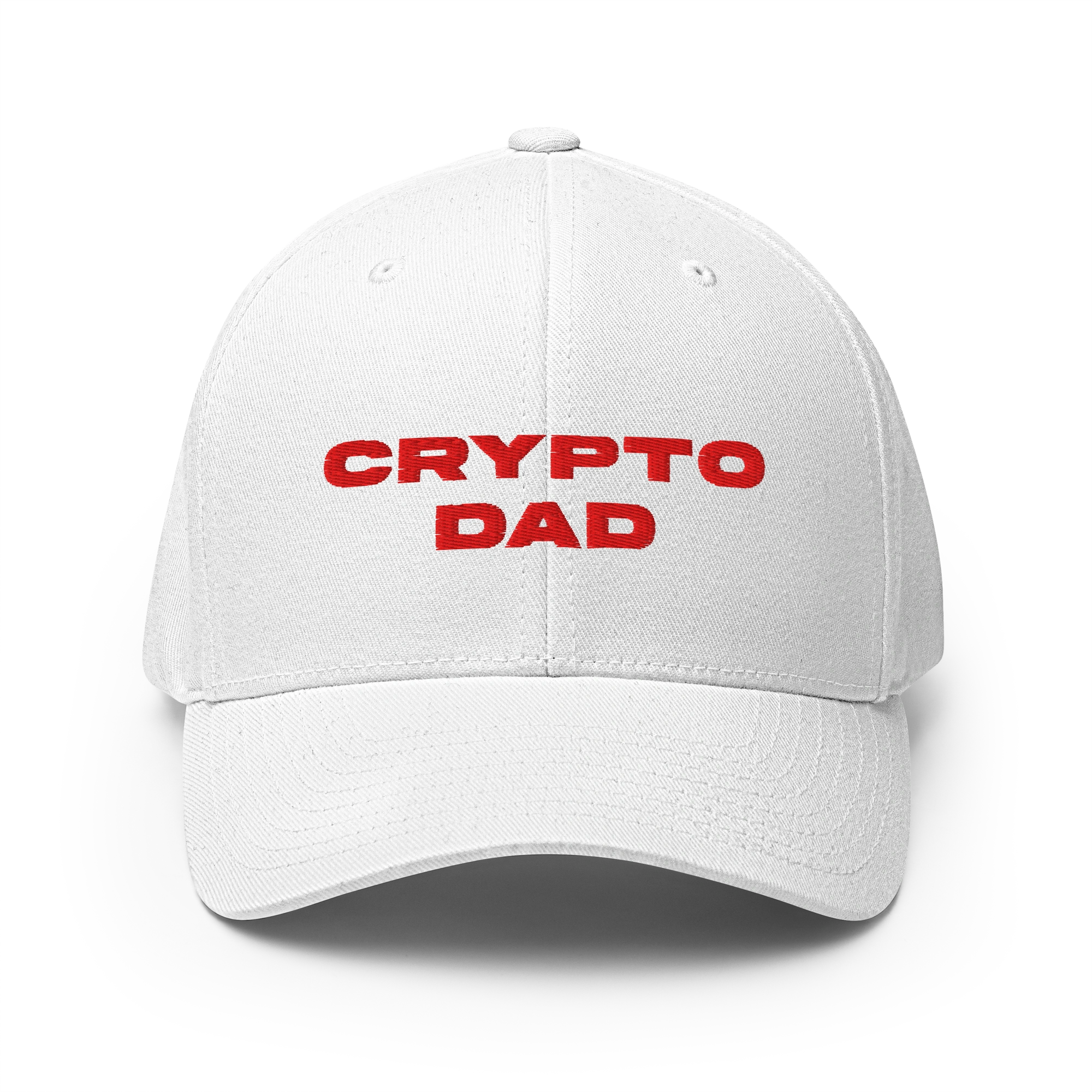 Shop - Closed Back Structured Cap White Front 6A610B1876D93