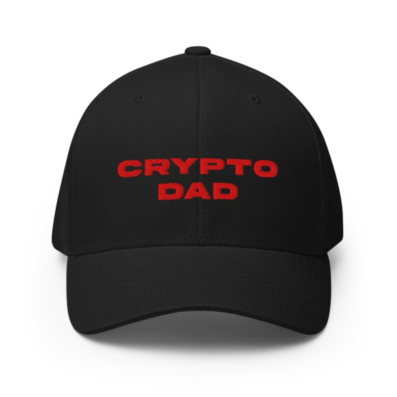 Crypto Dad Closed-Back Cap - Image 2