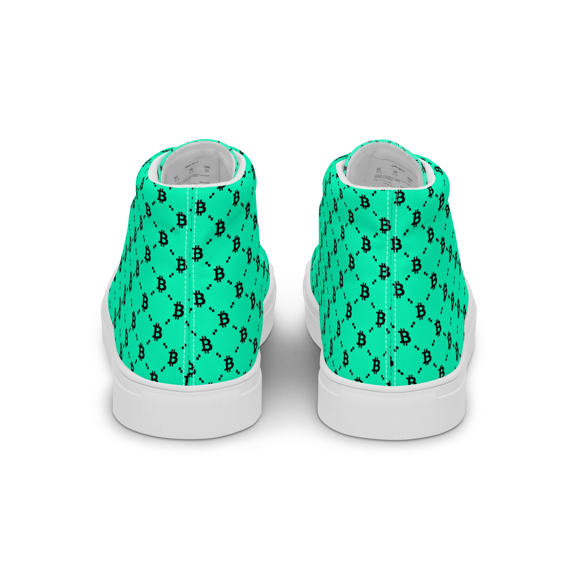 Bitcoin Tiffany High Top Shoes