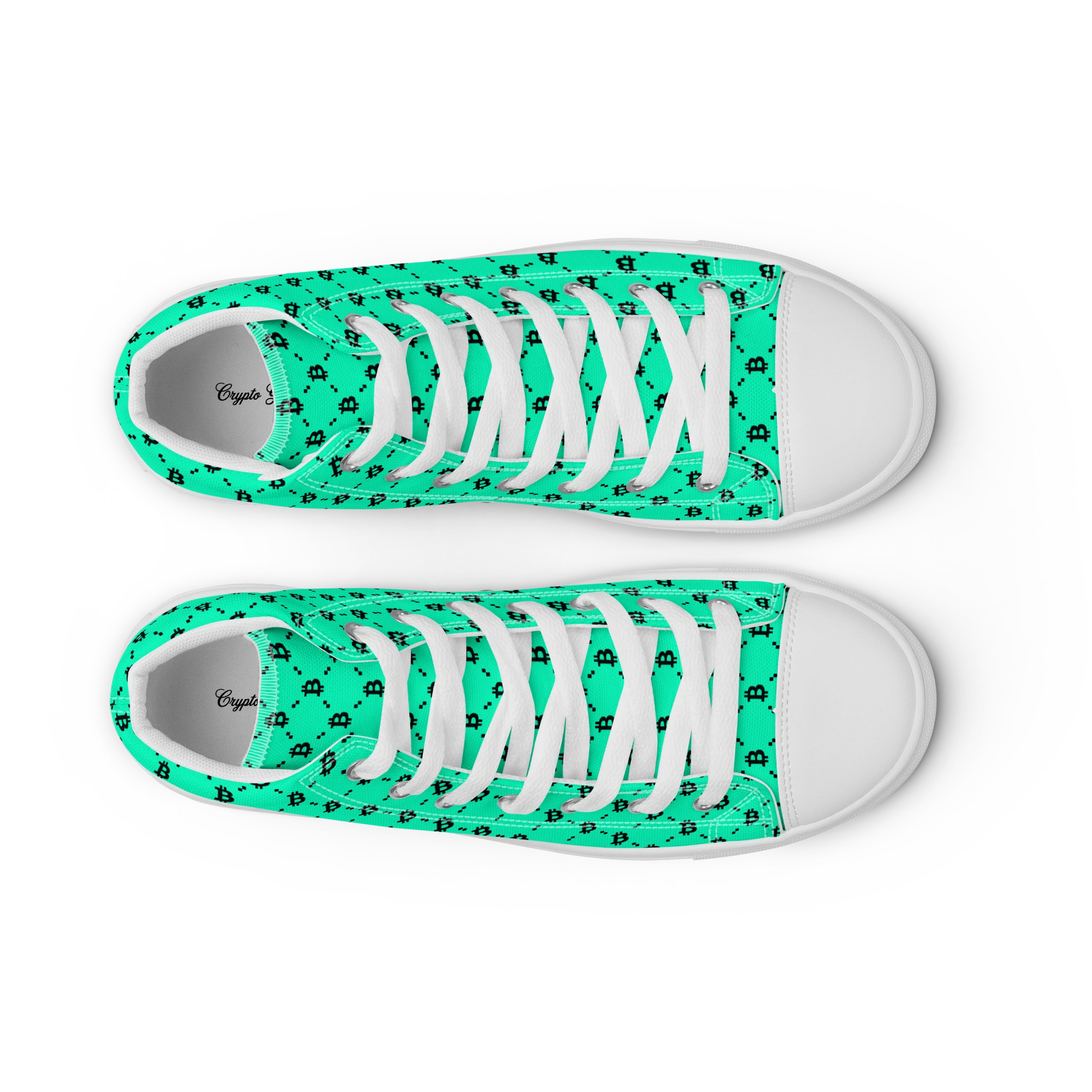 Bitcoin Tiffany High Top Shoes