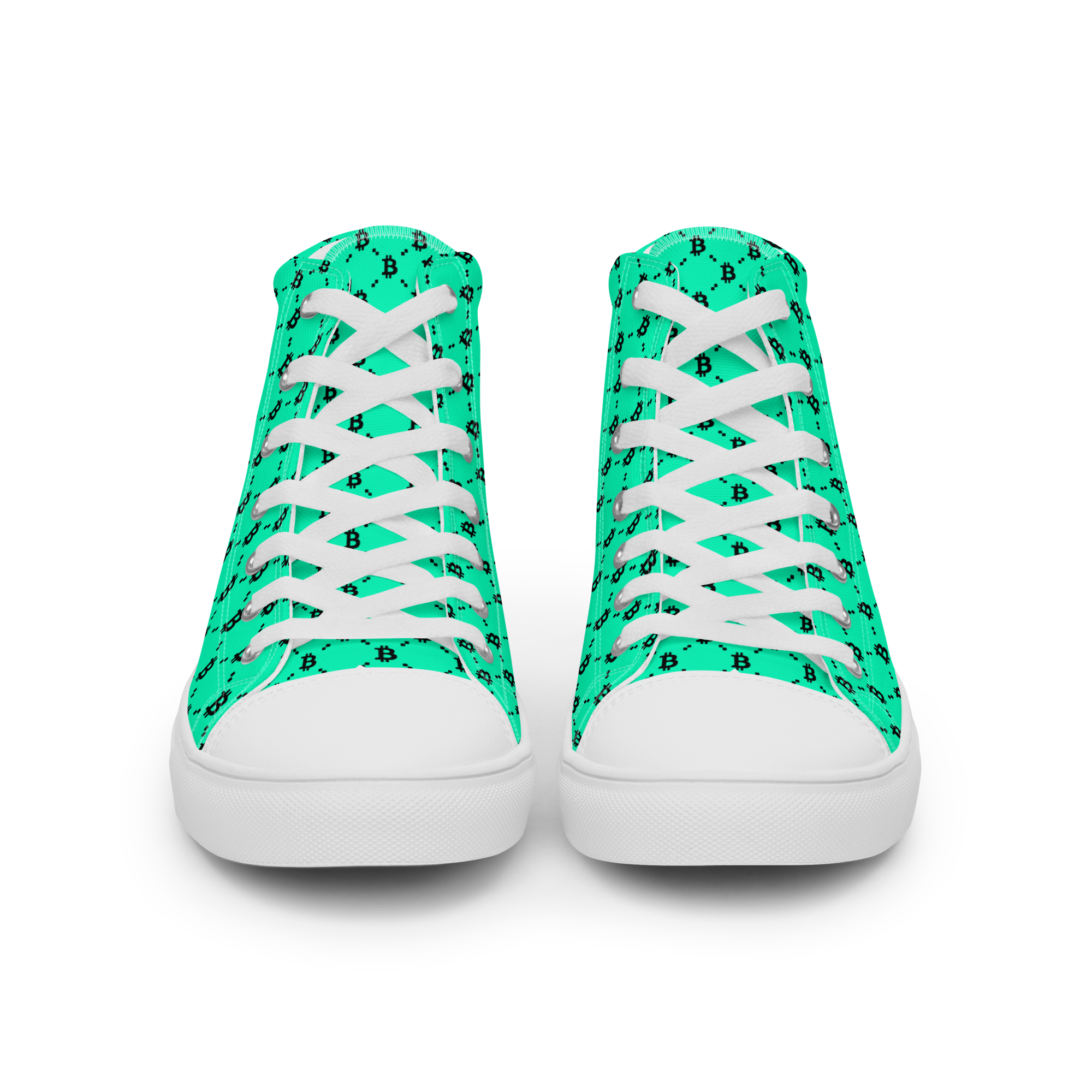 Bitcoin Tiffany High Top Shoes