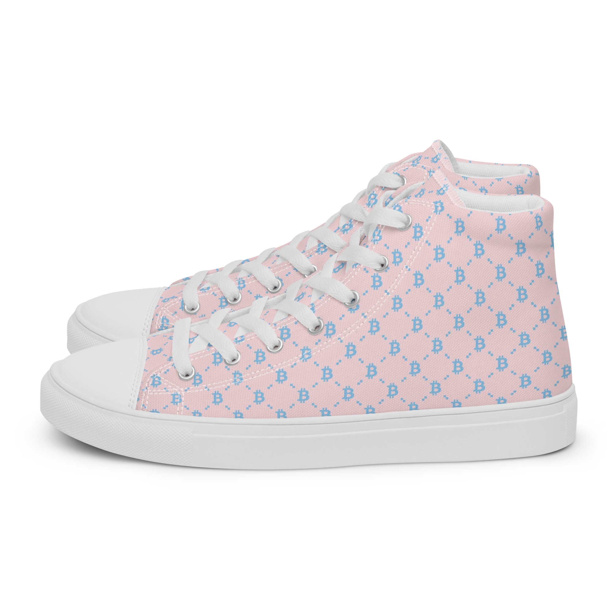 Shop - Mens High Top Canvas Shoes White Left 6A63Ad5A5638C