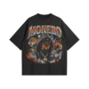 Monero Swag Oversized Distressed Tee