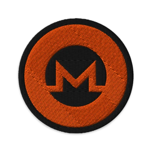 Monero V2 Embroidered Patch