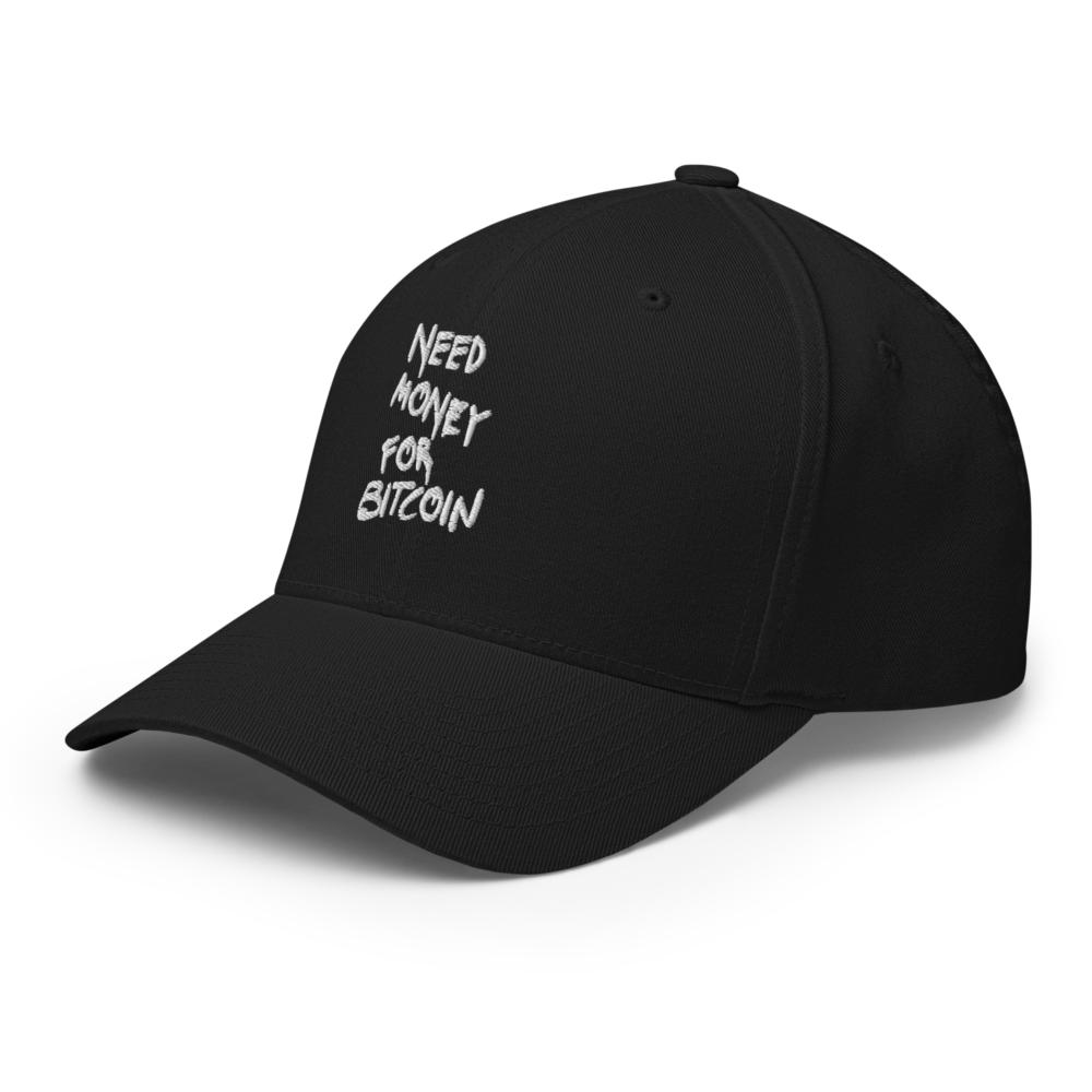 Need Money For Bitcoin Closed-Back Cap