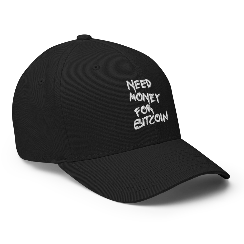 Need Money For Bitcoin Closed-Back Cap