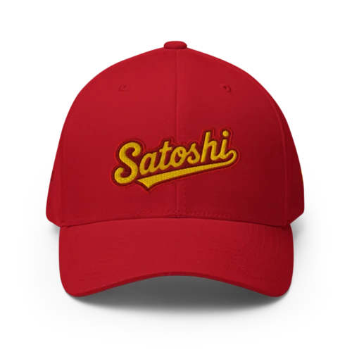 Satoshi x Stacking Sats Closed-Back Cap