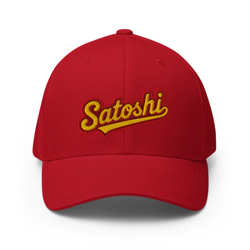 Satoshi x Stacking Sats Closed-Back Cap