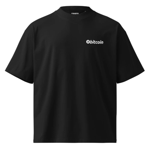 Shop - Unisex Organic Oversized High Neck Blaster 2.0 T Shirt Black Front 6A652299151F6