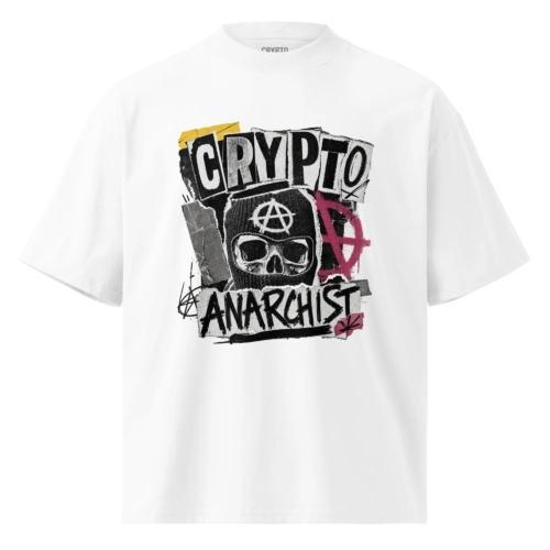 Shop - Unisex Organic Oversized High Neck Blaster 2.0 T Shirt White Front 6A65217Cc005E