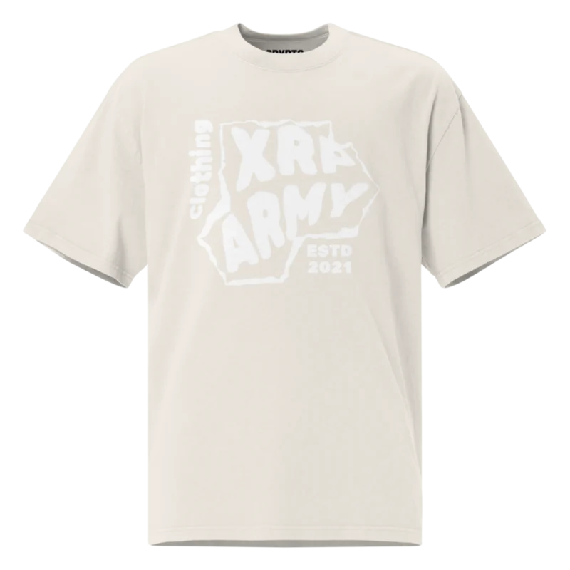 XRP Army Oversized Faded T-Shirt
