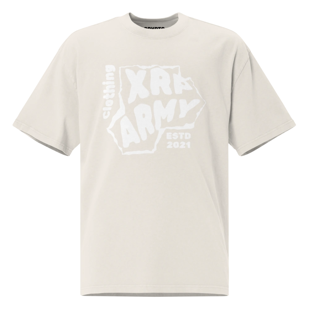 Xrp Army Oversized Faded T-Shirt