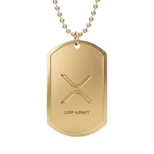 XRP Dog Tag Necklace