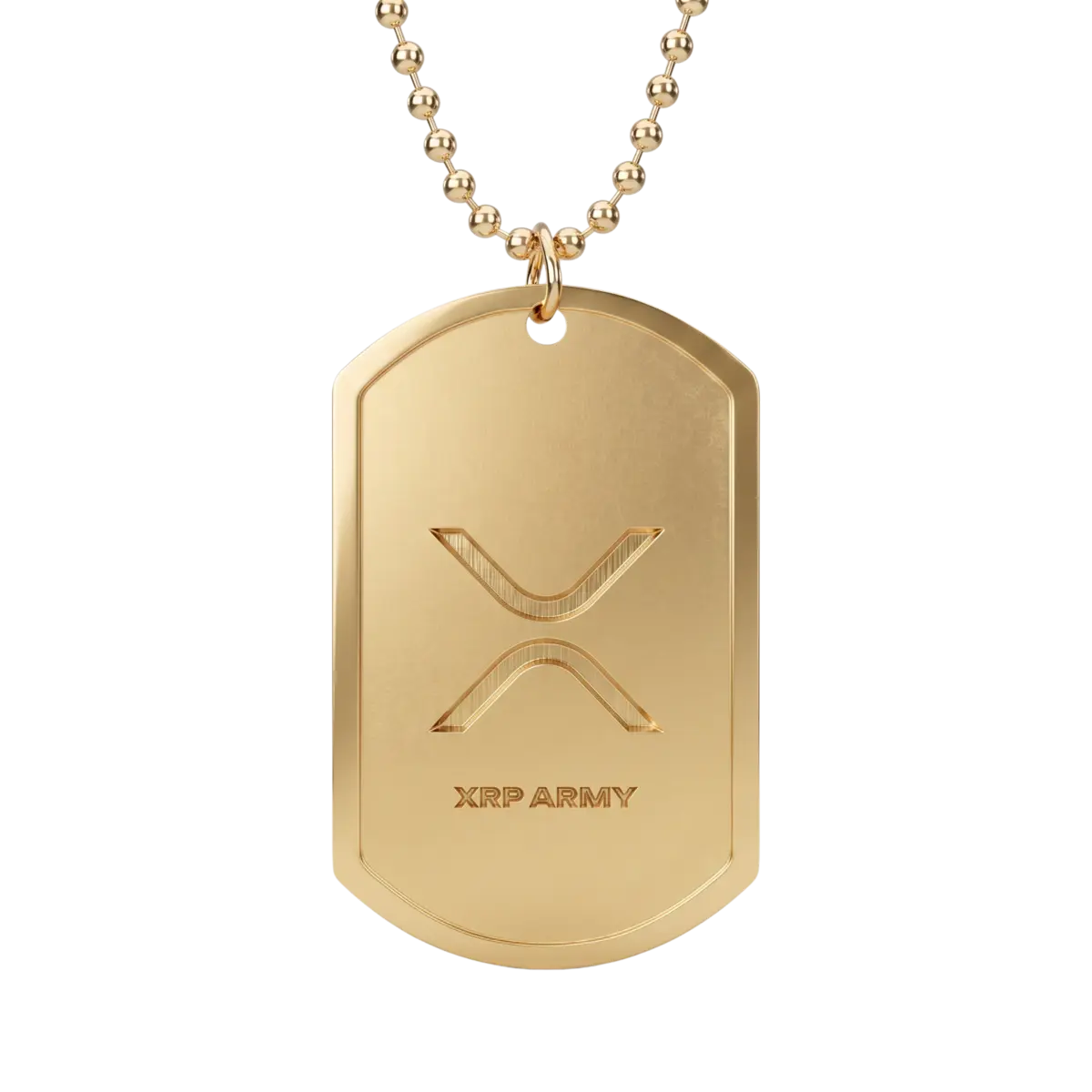 Xrp Dog Tag Necklace