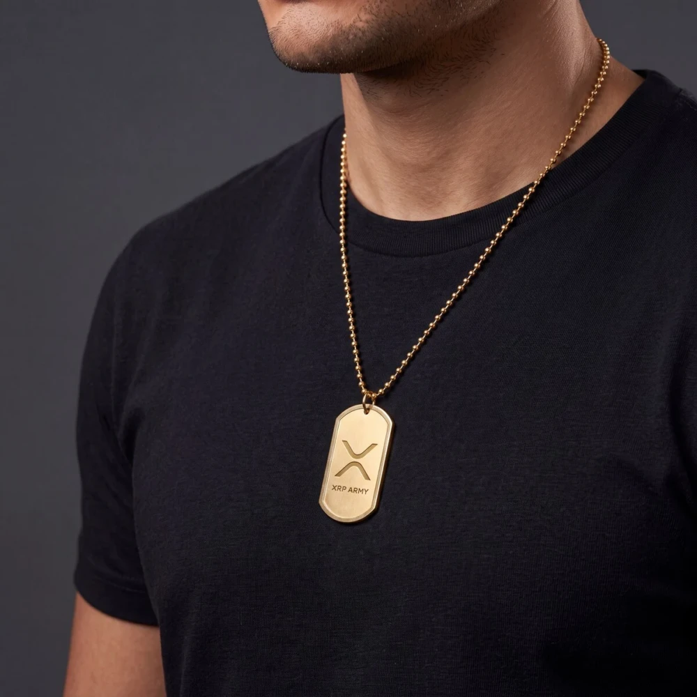 XRP Dog Tag Necklace