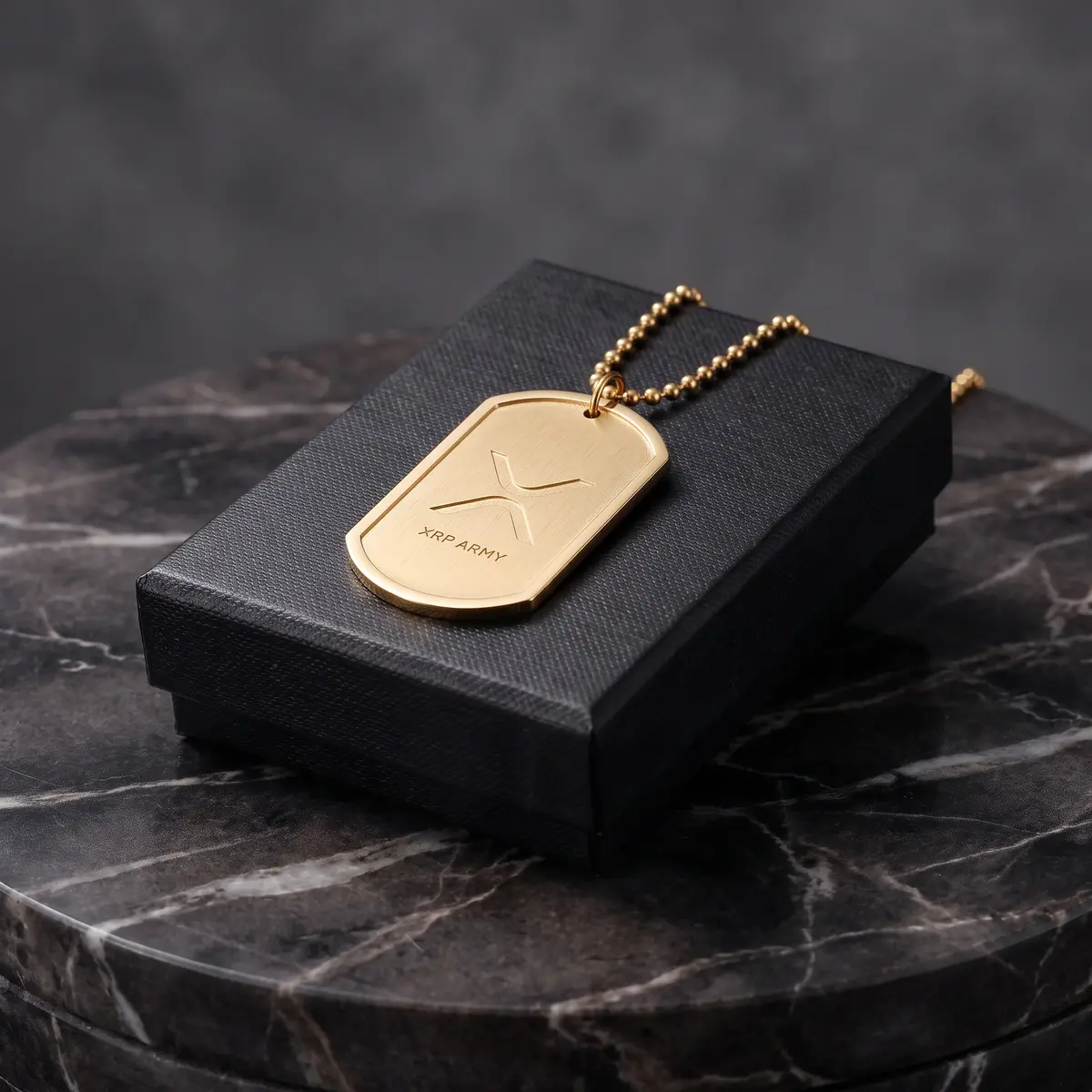 XRP Dog Tag Necklace